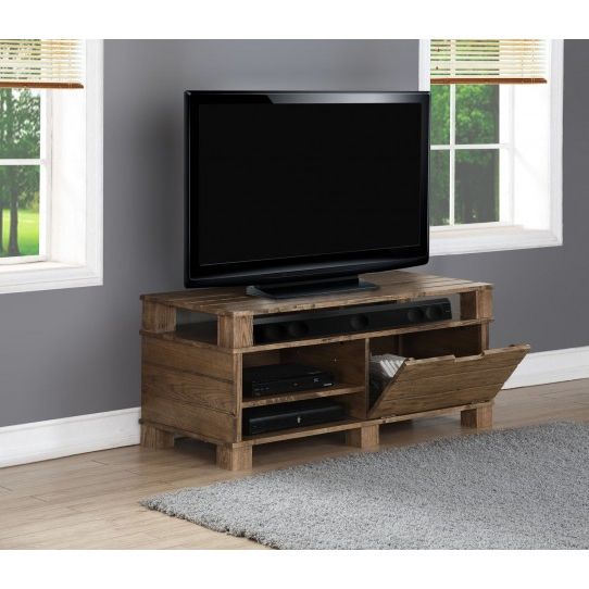 Vintage Rustic Solid Oak Veneer Tv Stand – Sw201 – Big Av Within Most Popular Oak Veneer Tv Stands (View 19 of 20)