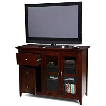 Wakefield 85 Inch Tv Stands In Widely Used Amazon: Southern Enterprises Apothecary Console/tv Stand – Brown (View 6 of 20)