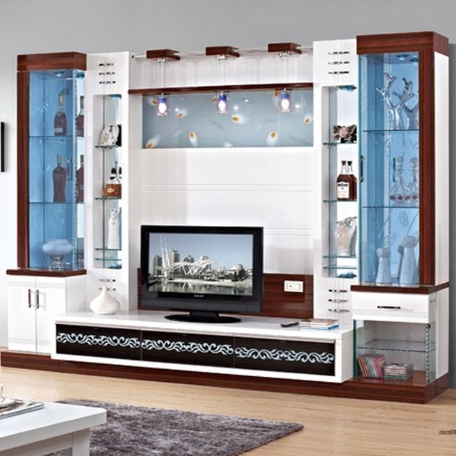 Wall Display Units And Tv Cabinets Intended For Fashionable Tv Cabinet Cover Tv Cabinet Modern Brief Fashion Glass Cabinet (View 5 of 20)