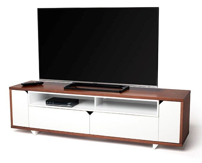 Walnut Tv Stands Uk – Walnut Tv Furniture With Regard To Most Current Glass Fronted Tv Cabinet (Photo 8 of 20)