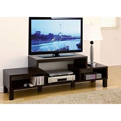 Well Known Amazon: 60" Inch Television Stand Tv Console Wooden Plasma Tv Pertaining To Walton Grey 60 Inch Tv Stands (View 4 of 20)