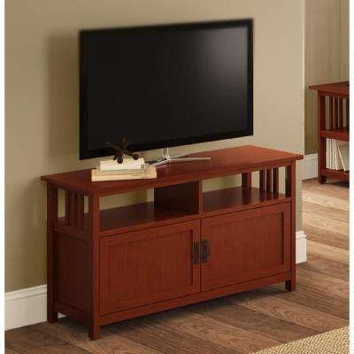 Well Known Cherry Wood Tv Stands Throughout Cherry – Tv Stands – Living Room Furniture – The Home Depot (View 5 of 20)