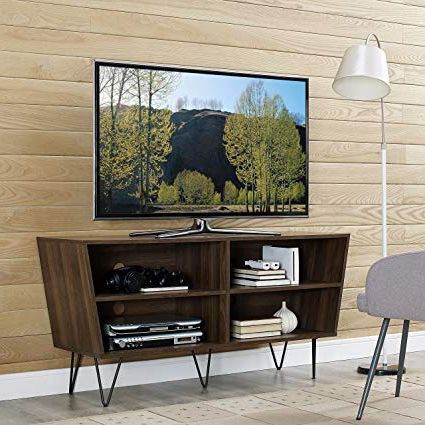 Well Known Draper 62 Inch Tv Stands Intended For Amazon: Modhaus Living Mid Century Wood 52 Inch Media Console Tv (View 15 of 20)
