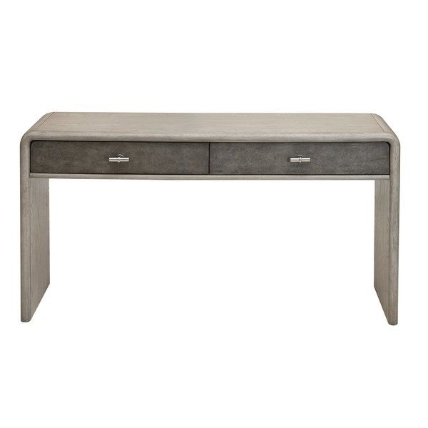 Well Known Shop Grey Oak/shagreen Console Table – Free Shipping Today Regarding Faux Shagreen Console Tables (Photo 8 of 20)