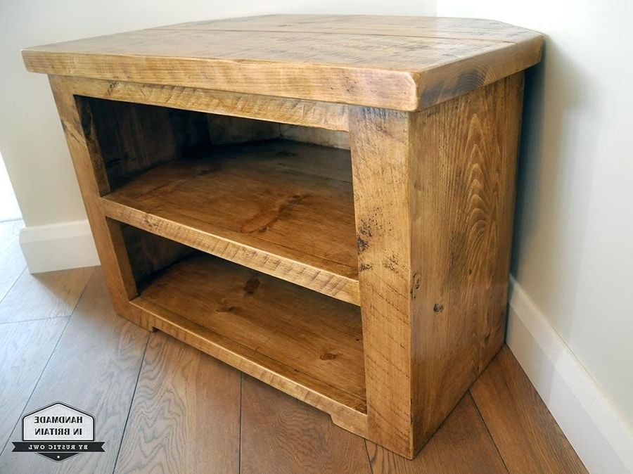 Well Known Small Oak Tv Stands City Oak Unit Small – 871cafe With Chunky Oak Tv Units (View 14 of 20)