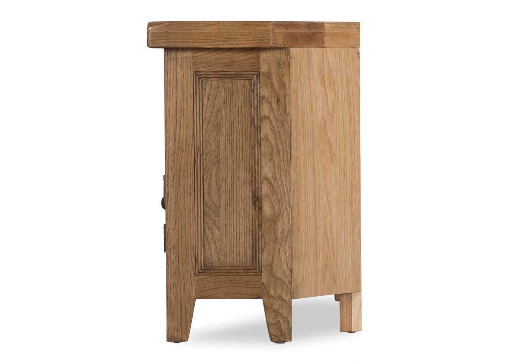 Well Known Solid Oak Corner Tv Unit – Normandy – Ez Living Furniture With Wooden Corner Tv Units (View 11 of 20)