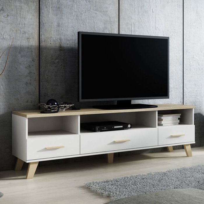 Well Liked Scandinavian Style Tv Cabinet Livorno 180cm Regarding Scandinavian Design Tv Cabinets (View 9 of 20)