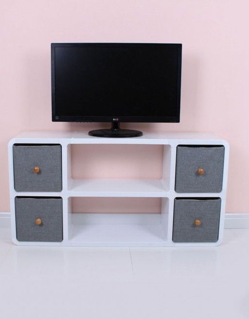 Well Liked Slim Modern Tv Stand (View 12 of 20)