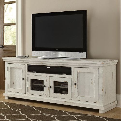 White Tv, White Tv Within 2018 Sinclair Grey 74 Inch Tv Stands (View 8 of 20)