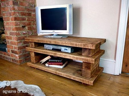 Widely Used Tv Stands For Flat Screens Wooden Pallet (Photo 1 of 20)