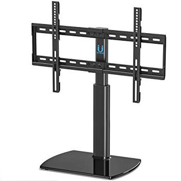 Widely Used Universal Flat Screen Tv Stands Within Amazon: Fitueyes Universal Tv Stand/base Swivel Tabletop Tv (Photo 8 of 20)