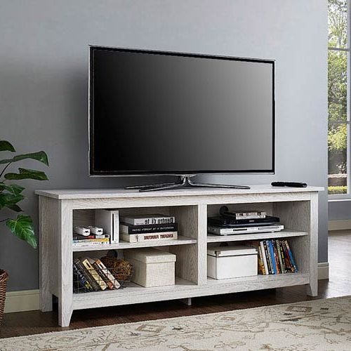 Widely Used Walker Edison Furniture Co. 58 Inch White Wash Wood Tv Stand In White Wood Tv Stands (Photo 8 of 20)