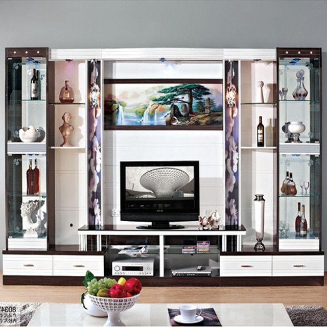 Wine Cooler Modern Brief Fashion Glass Cabinet Office Display With Preferred Wall Display Units And Tv Cabinets (View 7 of 20)