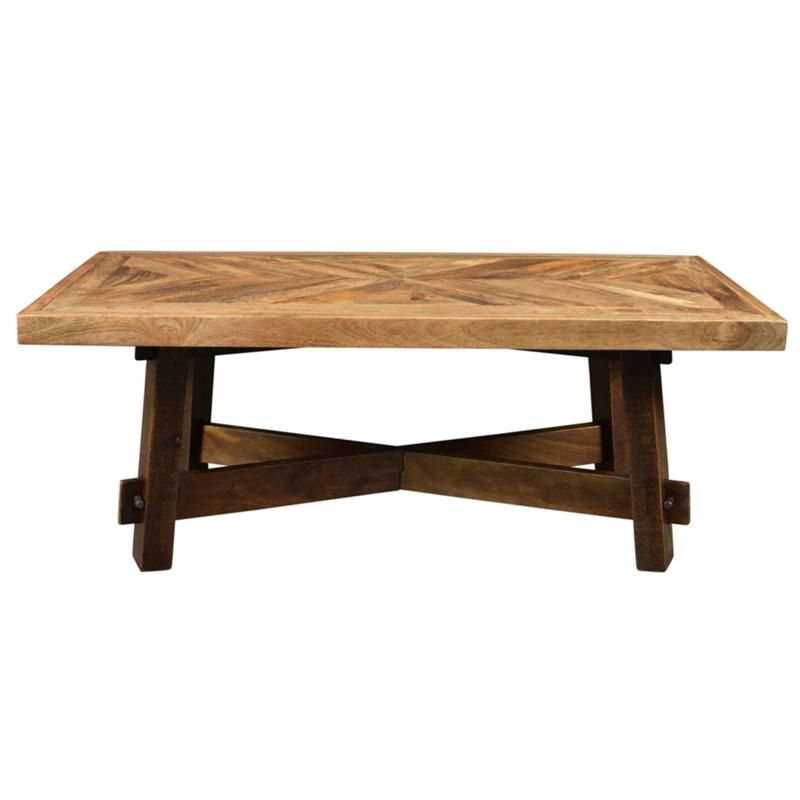 Worldwide Home Furnishings Occasional Tables Yukon 301 949rec Coffee In Famous Yukon Natural Console Tables (View 14 of 20)