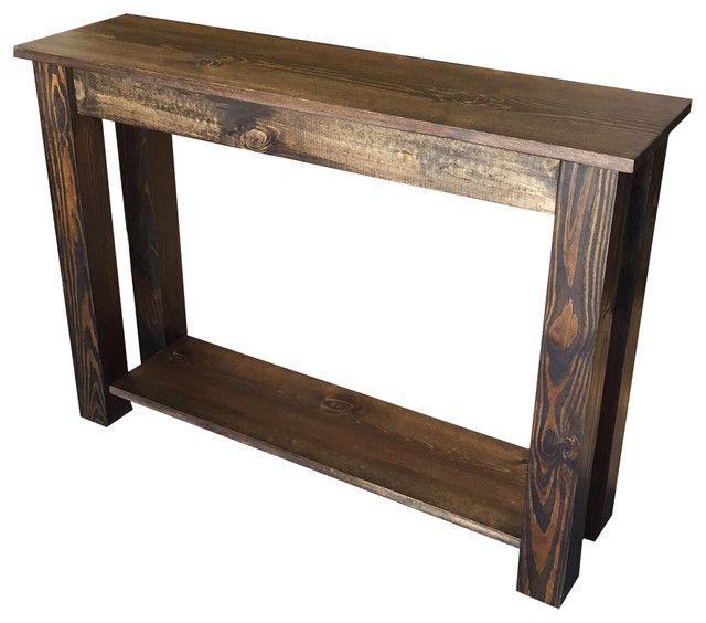Yukon Sofa Table – Rustic – Console Tables  Ezekiel & Stearns Within Latest Yukon Natural Console Tables (Photo 6 of 20)
