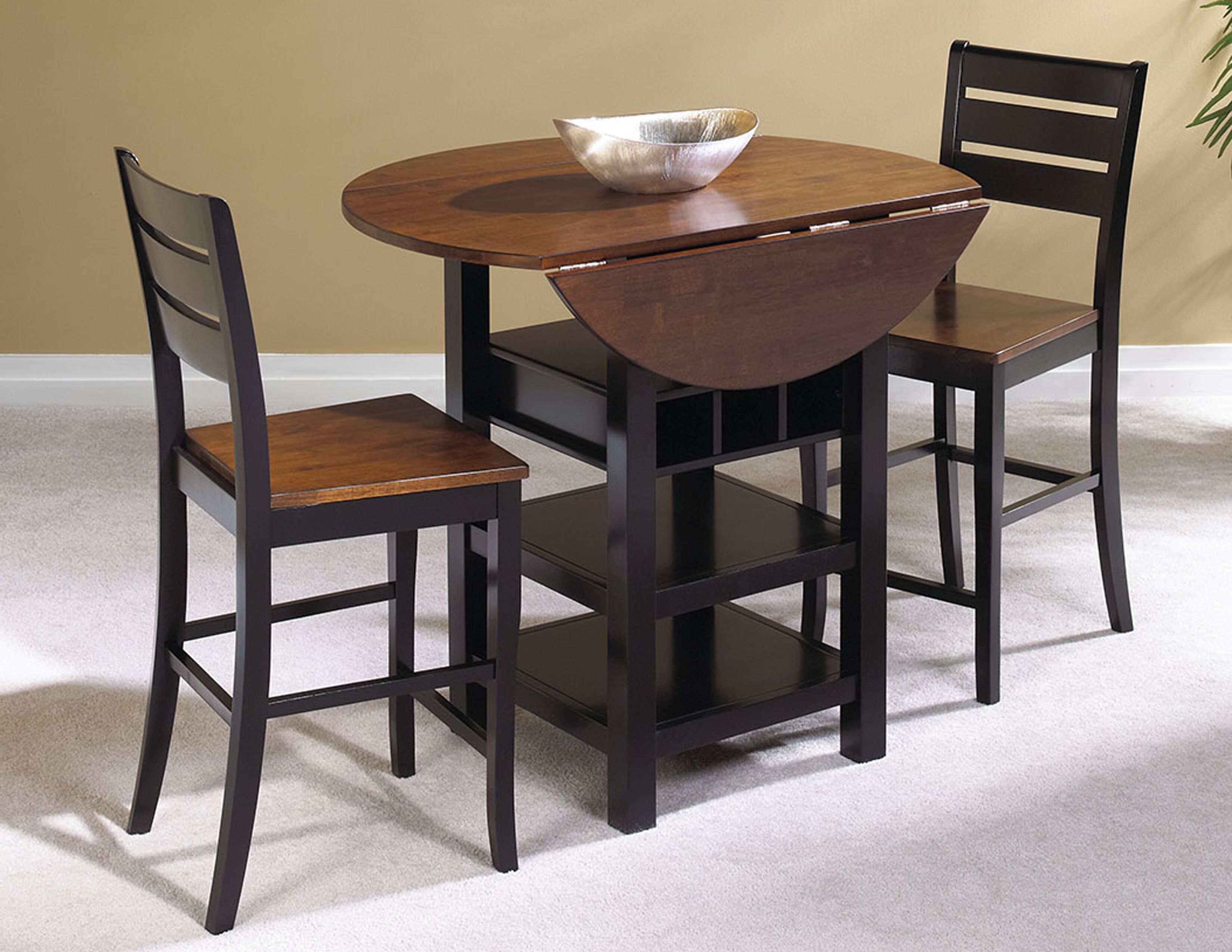 Berrios 3 Piece Counter Height Dining Sets Inside Well Known Atwater 3 Piece Counter Height Dining Set (View 3 of 20)