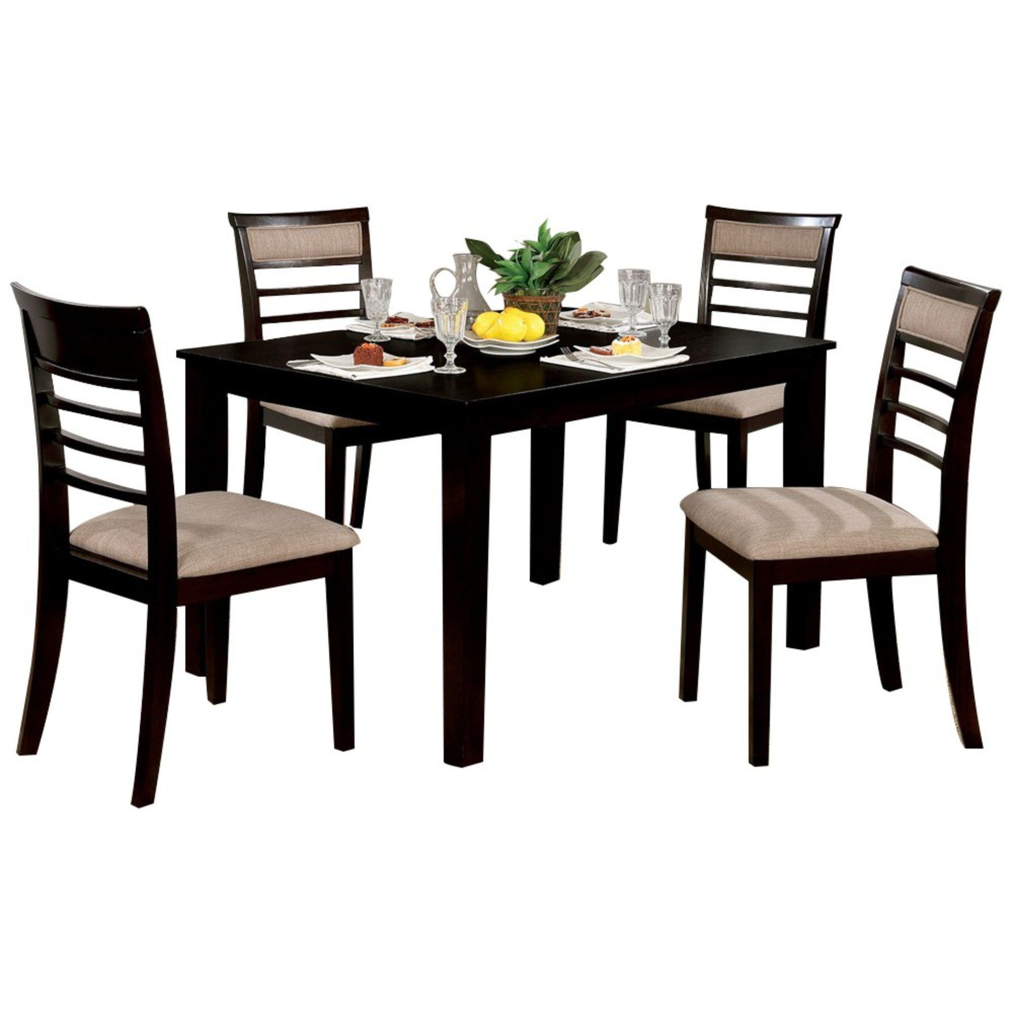 Best And Newest Hanska Wooden 5 Piece Counter Height Dining Table Set With Regard To Hanska Wooden 5 Piece Counter Height Dining Table Sets (set Of 5) (View 1 of 20)