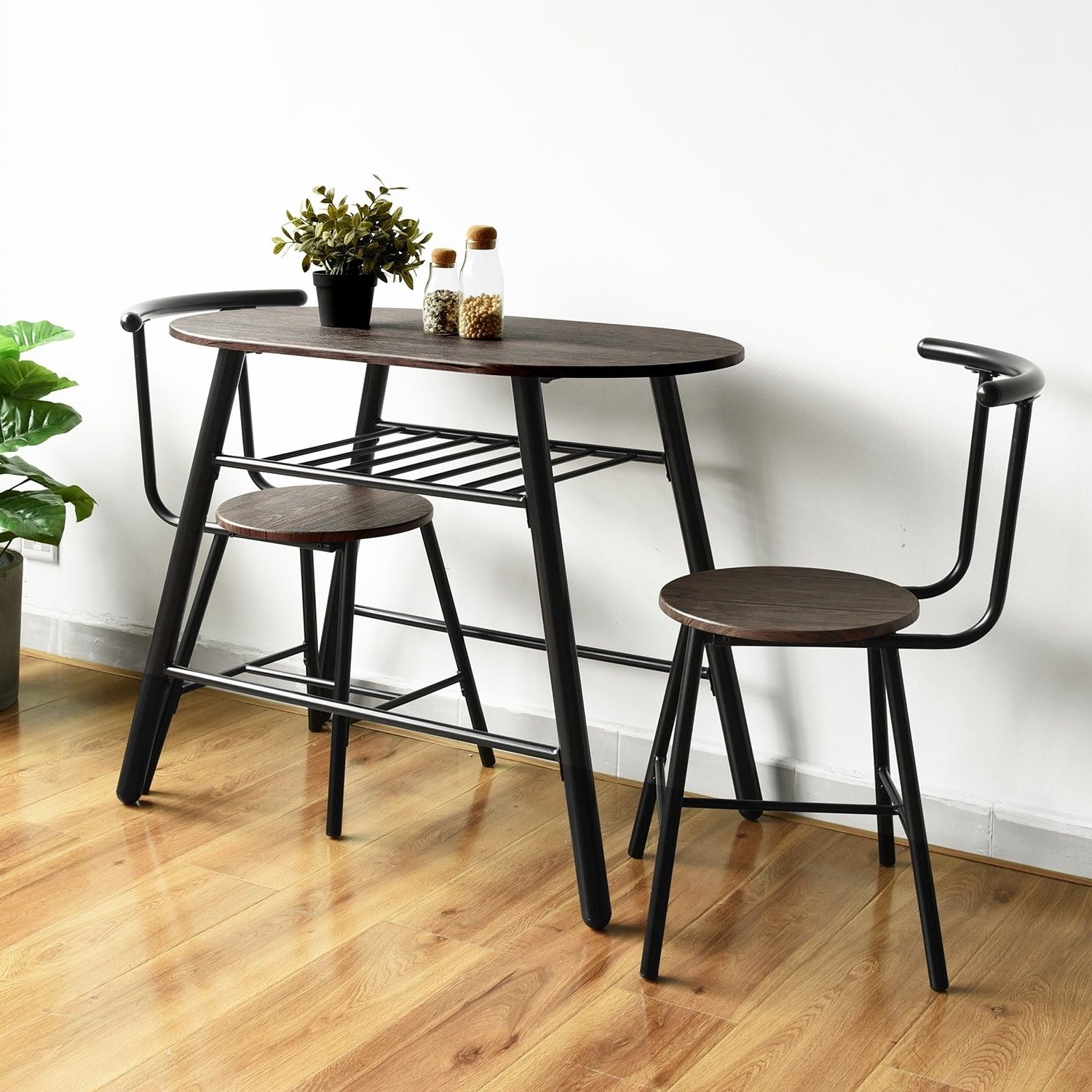 Carbon Loft Searz 3 Piece Dining Set Table And Chairs Inside Current 3 Piece Dining Sets (View 17 of 20)