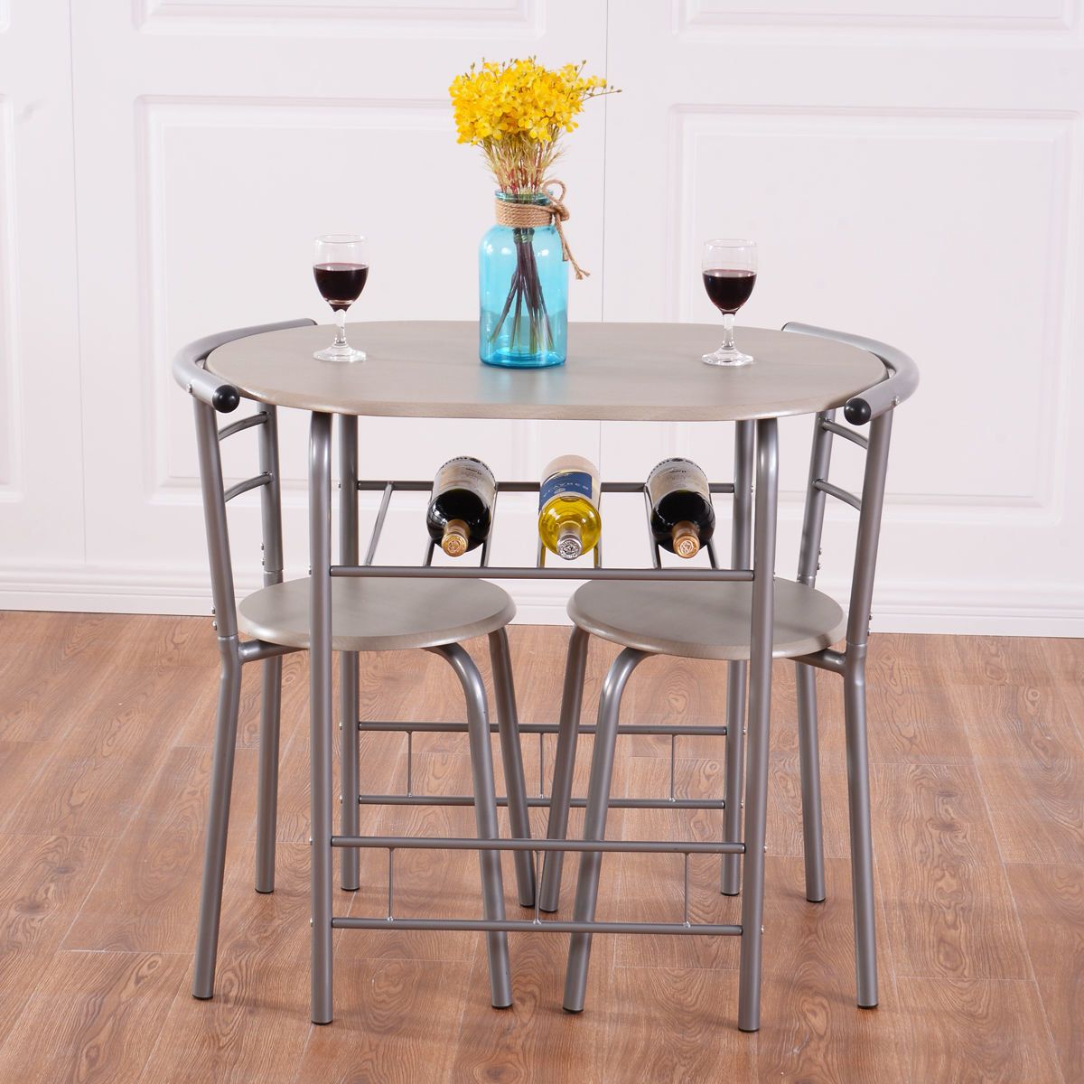 Favorite Strock 3 Piece Dining Set Inside Honoria 3 Piece Dining Sets (View 1 of 20)