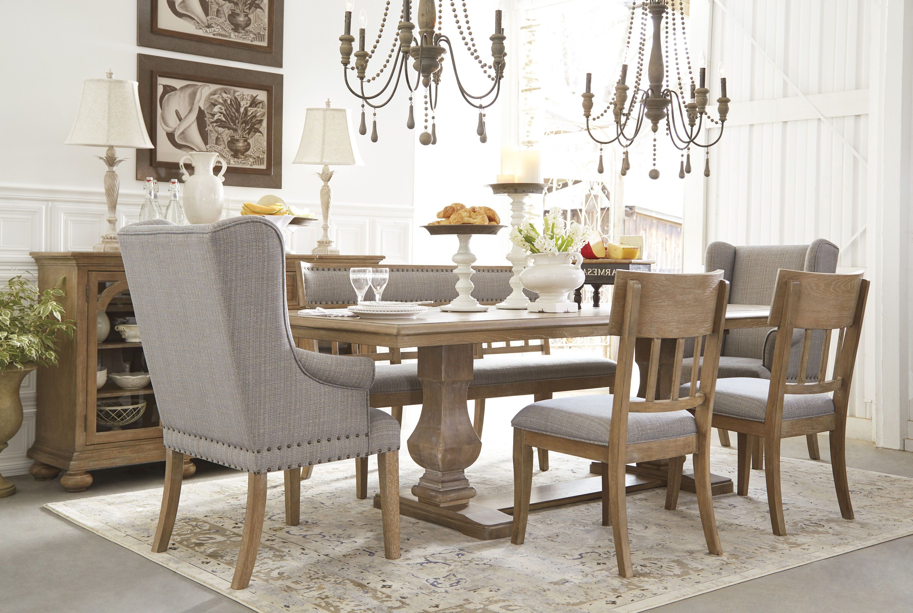 Latest Calla 5 Piece Dining Sets For Ollesburg 7 Piece Dining Room (Photo 20 of 20)