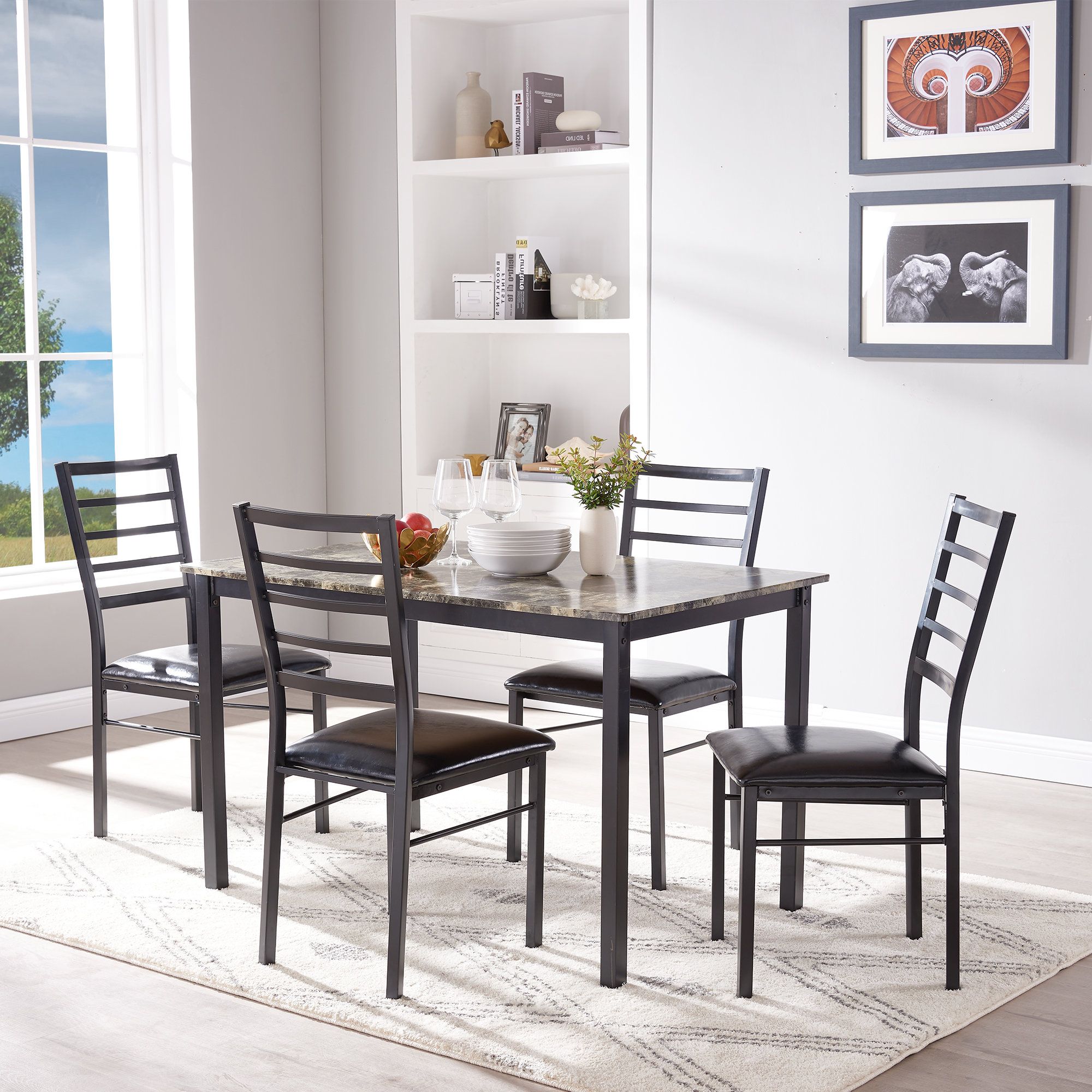 Most Current Mukai 5 Piece Dining Set With Mukai 5 Piece Dining Sets (View 1 of 20)