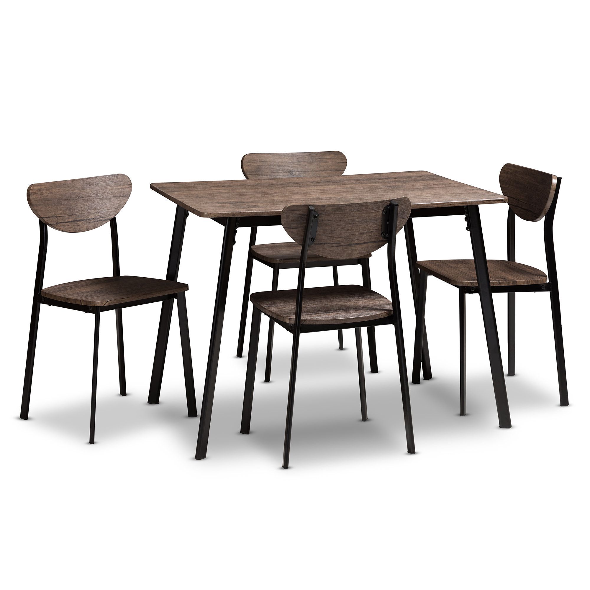 Most Current Tejeda 5 Piece Dining Sets Throughout Tejeda 5 Piece Dining Set (View 1 of 20)