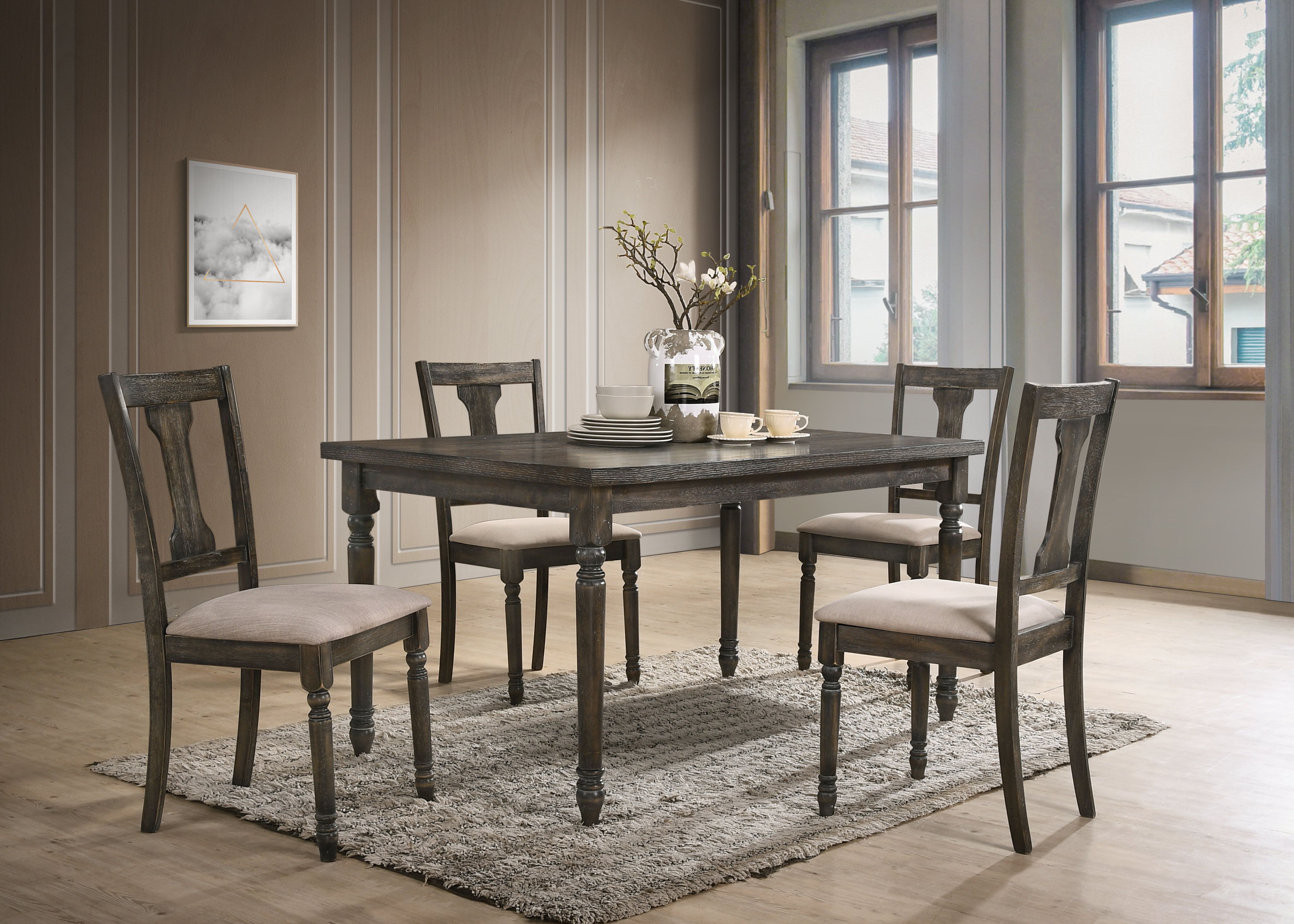 Newest Mukai 5 Piece Dining Sets Within Neal 5 Piece Dining Set (View 8 of 20)
