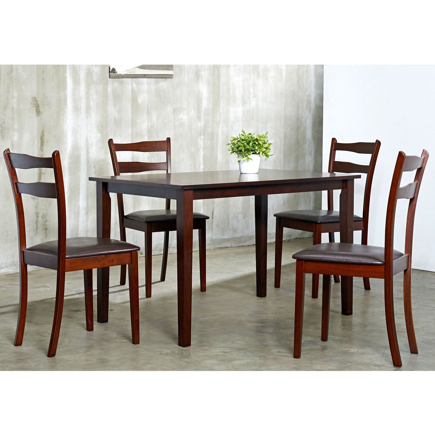 Stylish And Beautiful, These Convenient Dining Room Furniture Sets Inside Well Known Baxton Studio Keitaro 5 Piece Dining Sets (View 3 of 20)