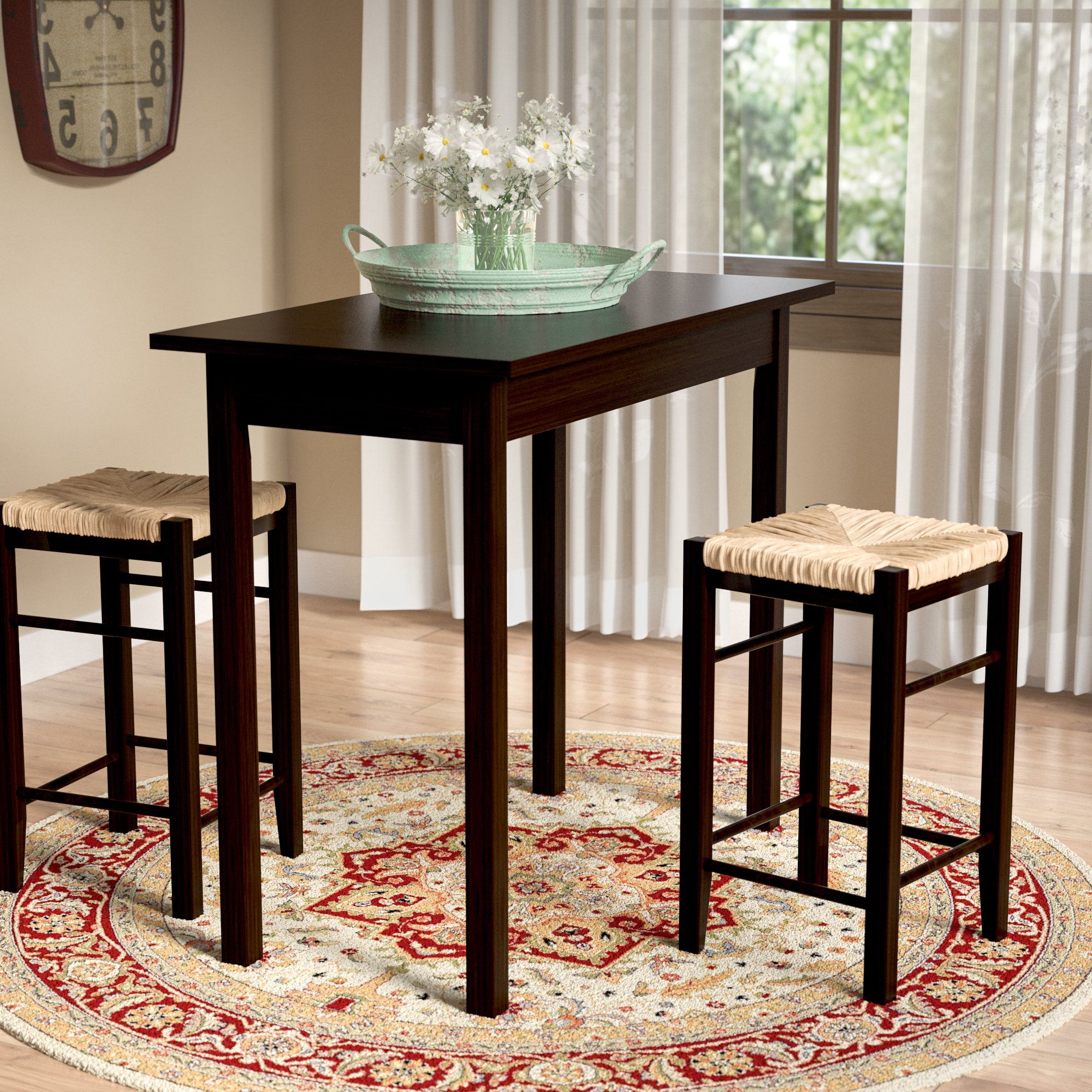 Tenney 3 Piece Counter Height Dining Sets With Latest Tenney 3 Piece Counter Height Dining Set (View 1 of 20)