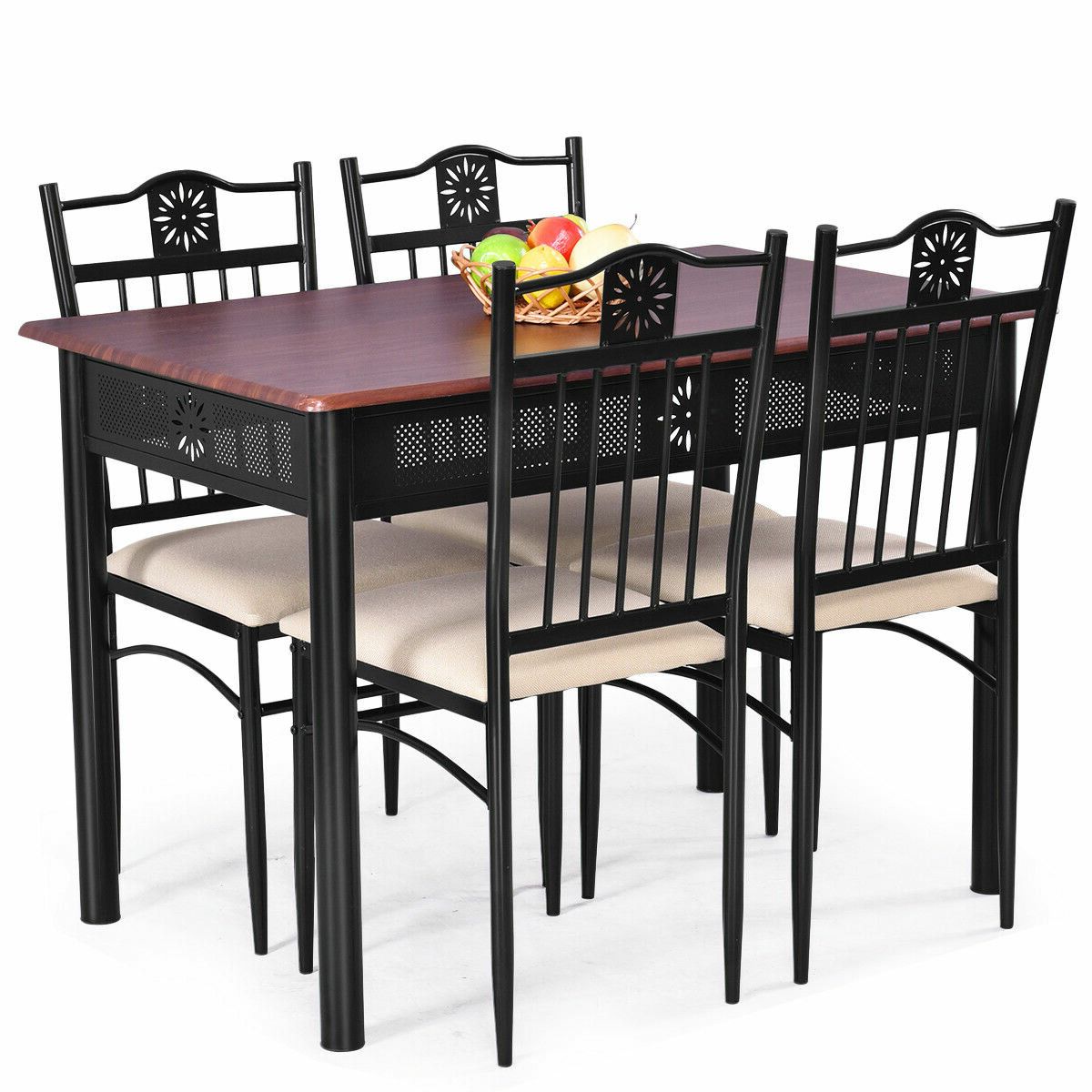 Well Known Ganya 5 Piece Dining Set Throughout Ganya 5 Piece Dining Sets (View 1 of 20)
