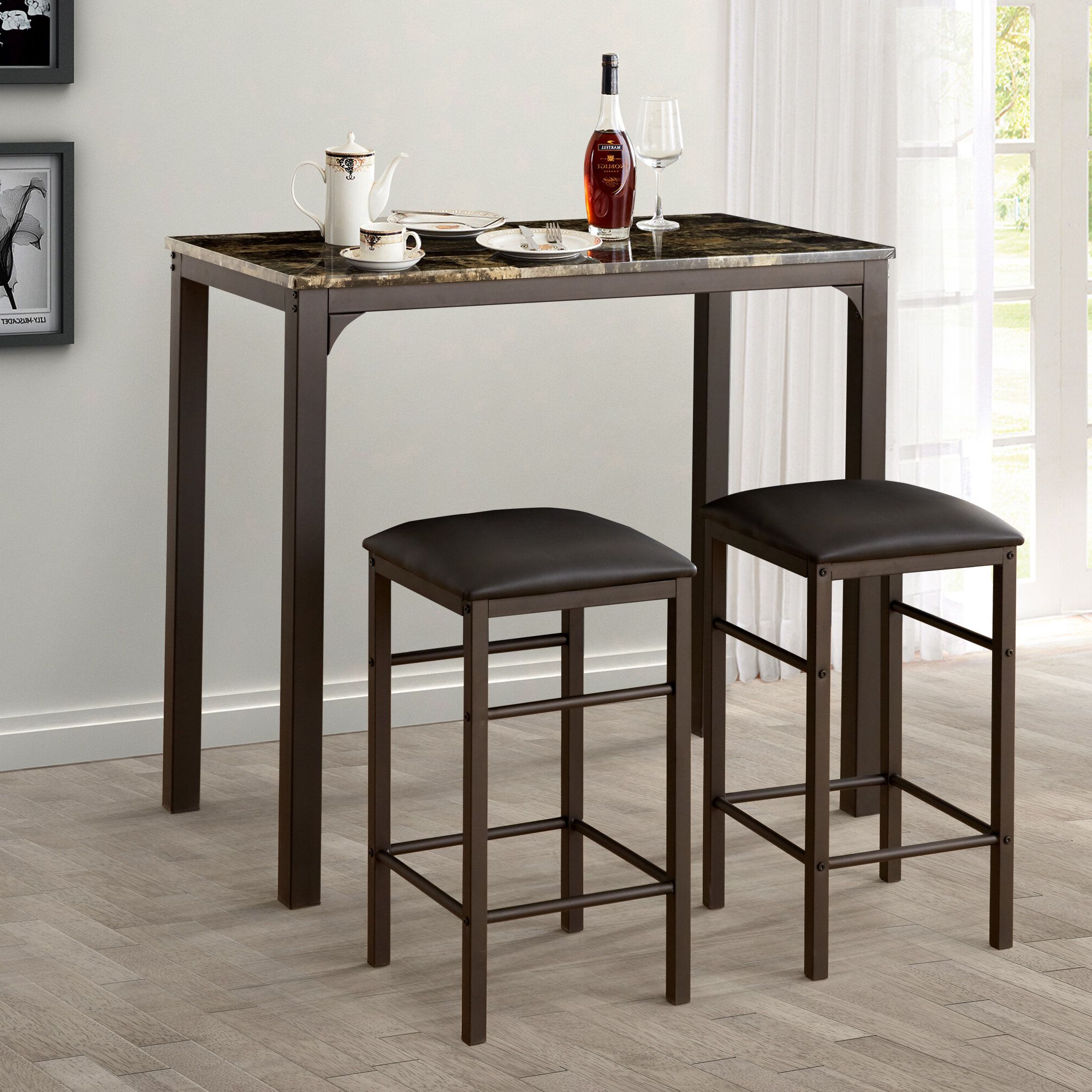 Widely Used Lillard 3 Piece Breakfast Nook Dining Set In Lillard 3 Piece Breakfast Nook Dining Sets (View 1 of 20)