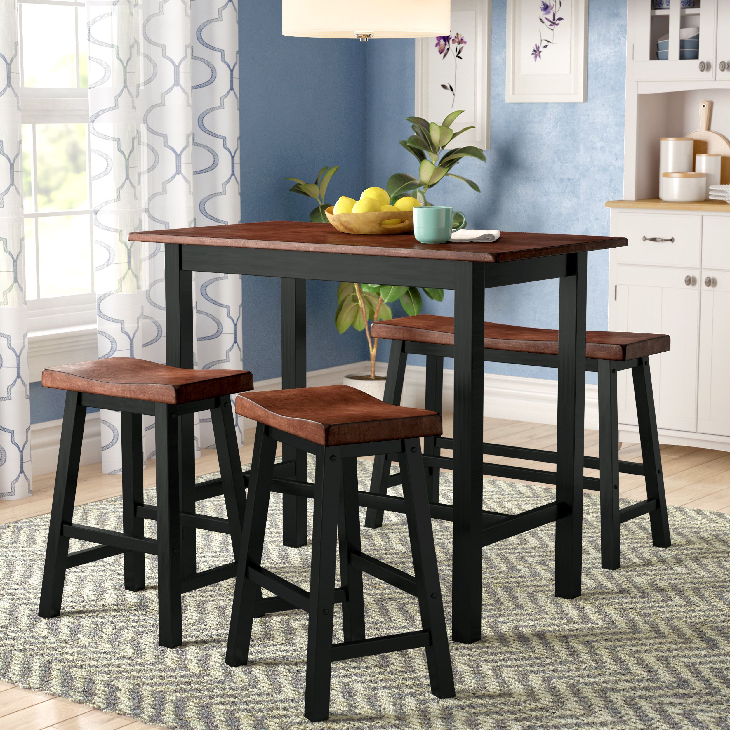 Winsted 4 Piece Counter Height Dining Set In Best And Newest Winsted 4 Piece Counter Height Dining Sets (Photo 1 of 20)