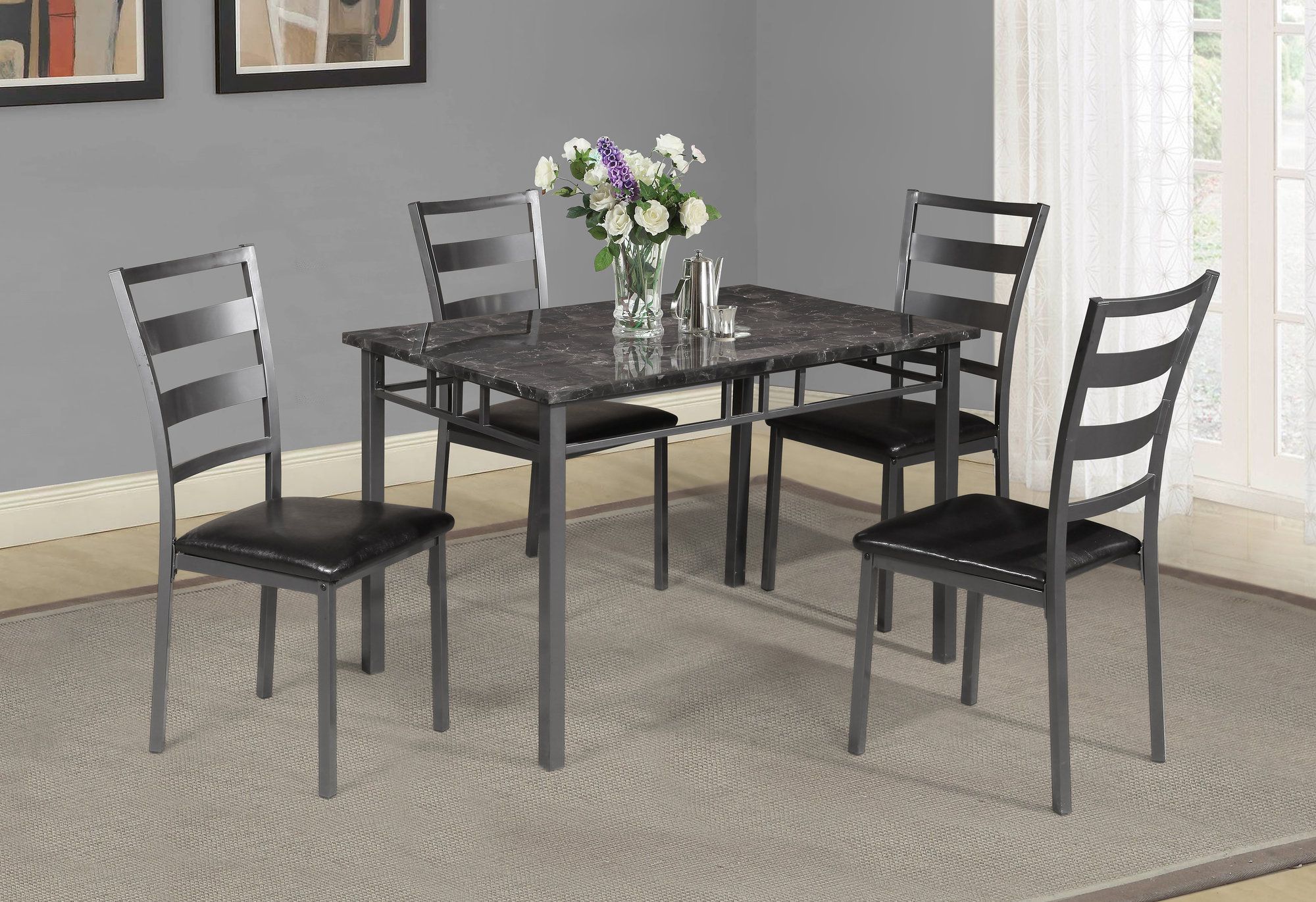 Yedinak 5 Piece Solid Wood Dining Sets In 2018 Details About Winston Porter Berke 5 Piece Dining Set (View 16 of 20)