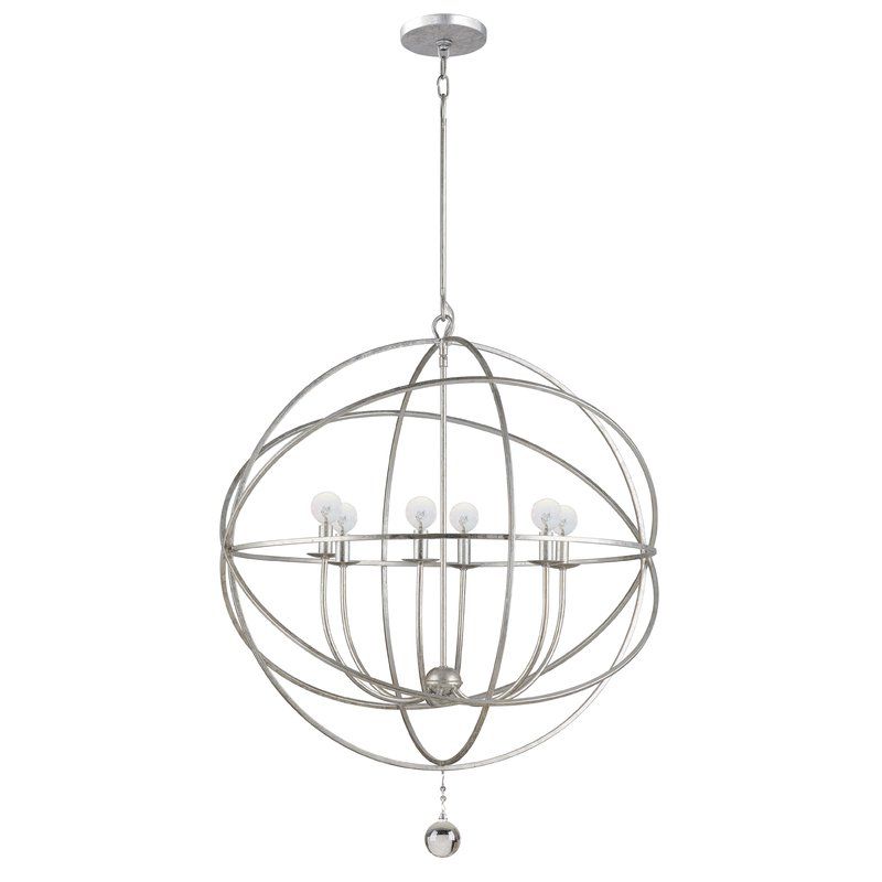 2020 Gregoire 6 Light Globe Chandelier Pertaining To Gregoire 6 Light Globe Chandeliers (View 1 of 30)