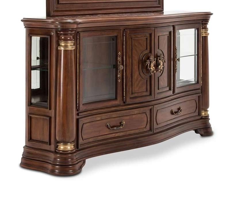 Aico Furniture – Grand Masterpiece Sideboard In Royal Sienna For Best And Newest Sienna Sideboards (View 8 of 20)