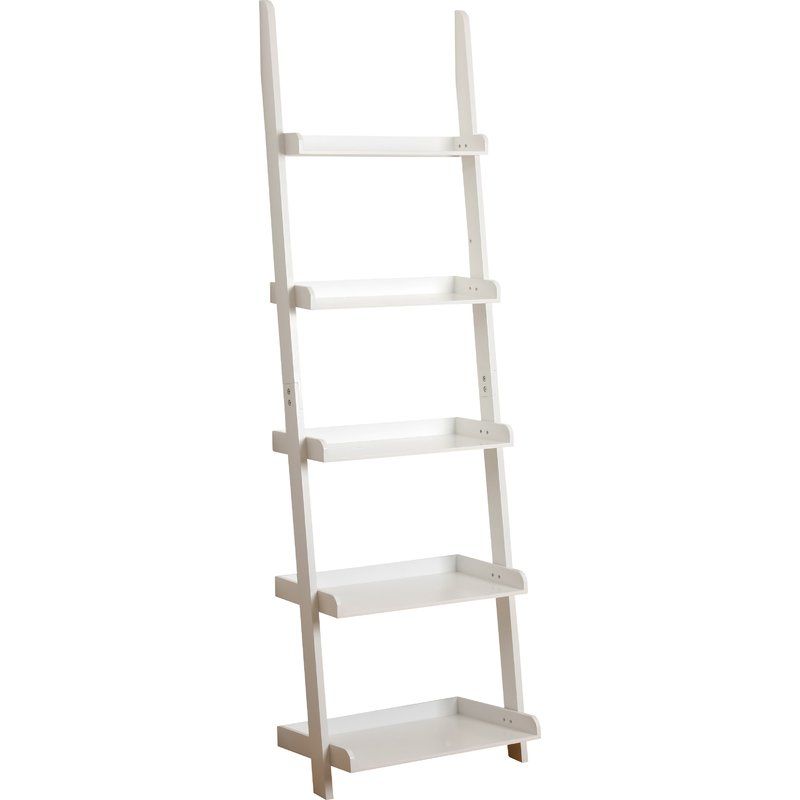 Almanzar Ladder Bookcases Within 2019 Ricardo Ladder Bookcase (View 16 of 20)