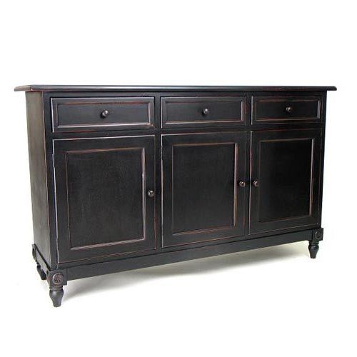Antique Black Brookfield Console Wayborn Furniture For Newest Hewlett Sideboards (View 5 of 20)
