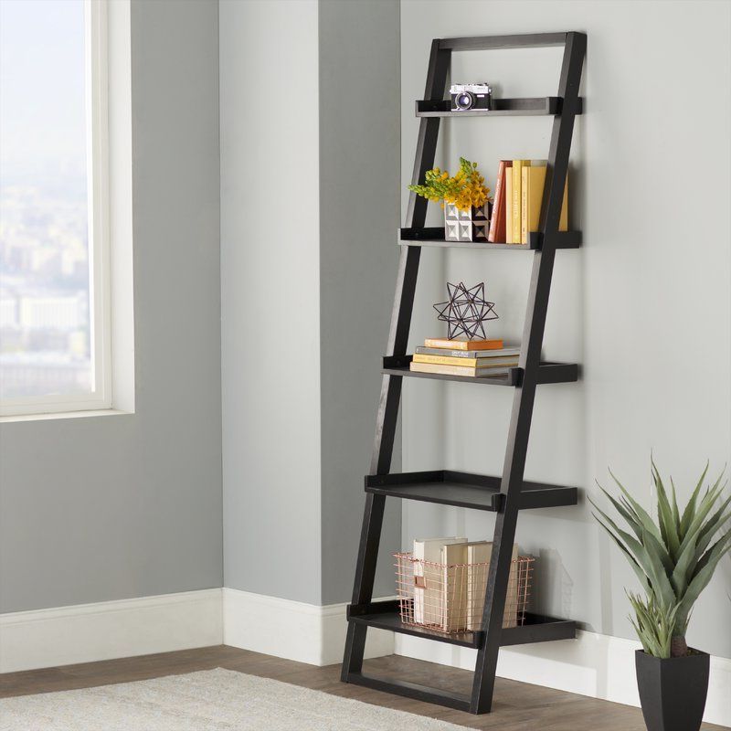 Averett Ladder Bookcases Intended For Recent Averett Ladder Bookcase (View 4 of 20)