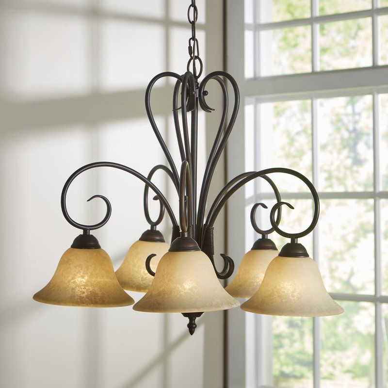 Best And Newest Gaines 5 Light Shaded Chandelier Inside Suki 5 Light Shaded Chandeliers (Photo 12 of 30)