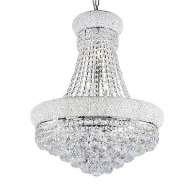 Best And Newest Nehemiah 3 Light Empire Chandeliers Throughout Empire – Chandeliers – Lighting – The Home Depot (View 30 of 30)