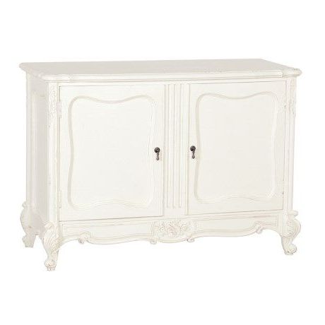 Best And Newest The Lola White Carved 2 Door Base Intended For Lola Sideboards (View 12 of 20)