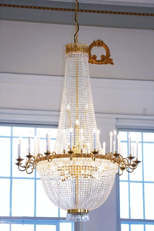 Chandeliers Installed At The New St Albans Museum And With Regard To Well Known Watford 9 Light Candle Style Chandeliers (View 22 of 30)