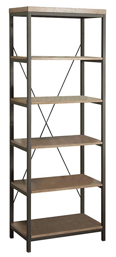 Daria Standard Bookcases In Current Homelegance Daria 5 Tier Bookcase, 26" W, Brown (View 14 of 20)