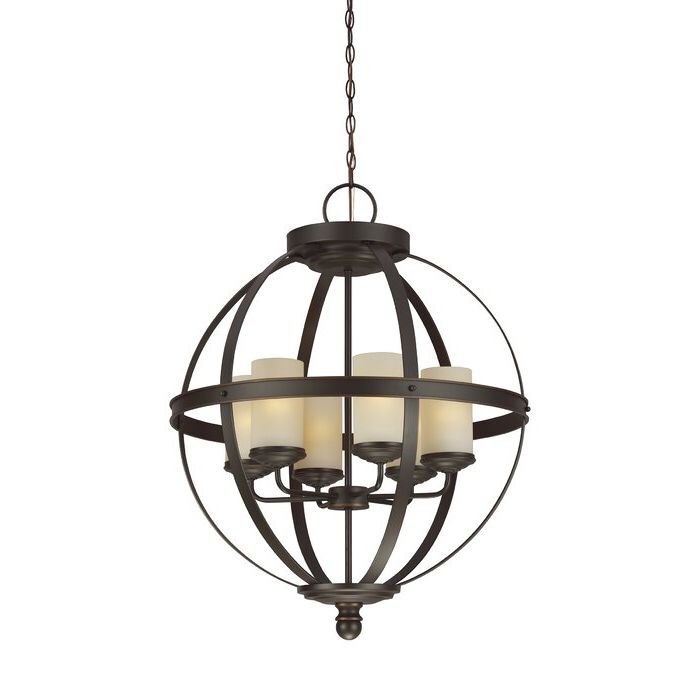 Featured Photo of Top 30 of Donna 6-light Globe Chandeliers