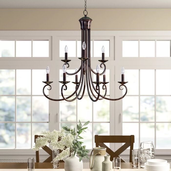 Famous Kenedy 9 Light Candle Style Chandeliers Regarding Kenedy 9 Light Candle Style Chandelier (View 4 of 30)
