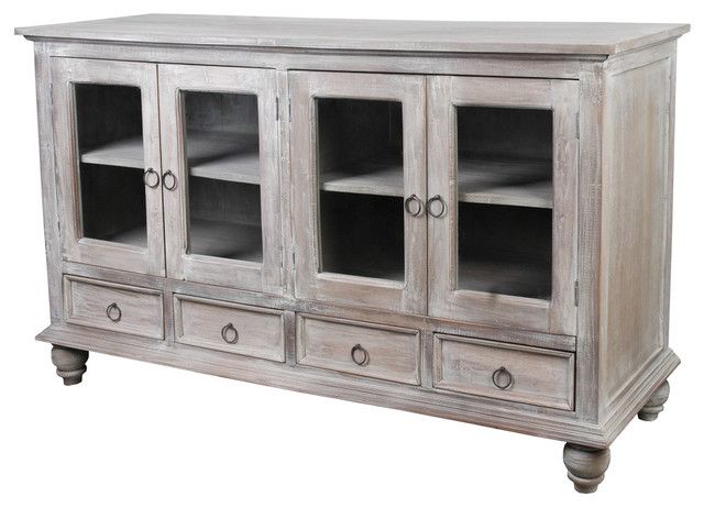Famous Solana Sideboards For Sideboard, Distressed Gray Finish (View 13 of 20)
