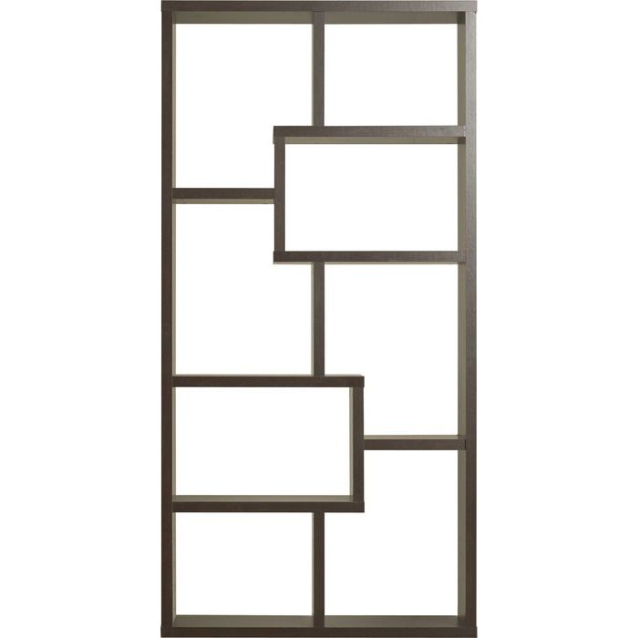 Fashionable Ansley Geometric Bookcases Intended For Ansley Geometric Bookcase (View 10 of 20)