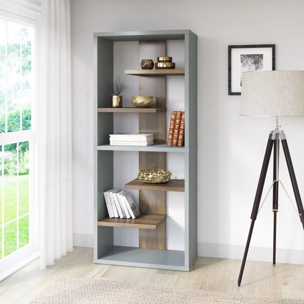 Fashionable Belue Standard Bookcases Inside Toner Standard Bookcasebrayden Studio (View 16 of 20)