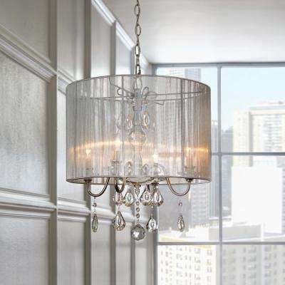 Harlan 5 Light Drum Chandeliers Throughout Latest Drum – Pendant Lights – Lighting – The Home Depot (Photo 26 of 30)