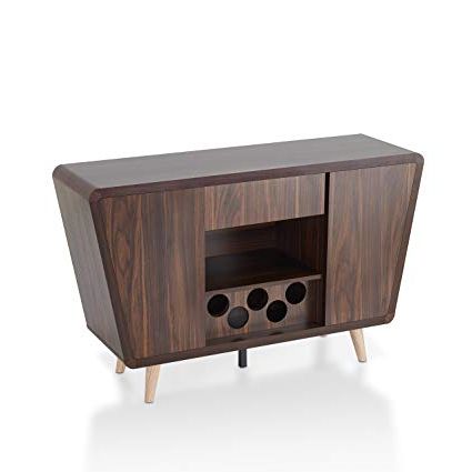 Homes: Inside + Out Idi 161549 Wine Rack, Dark Walnut With Regard To Trendy Womack Sideboards (View 12 of 20)